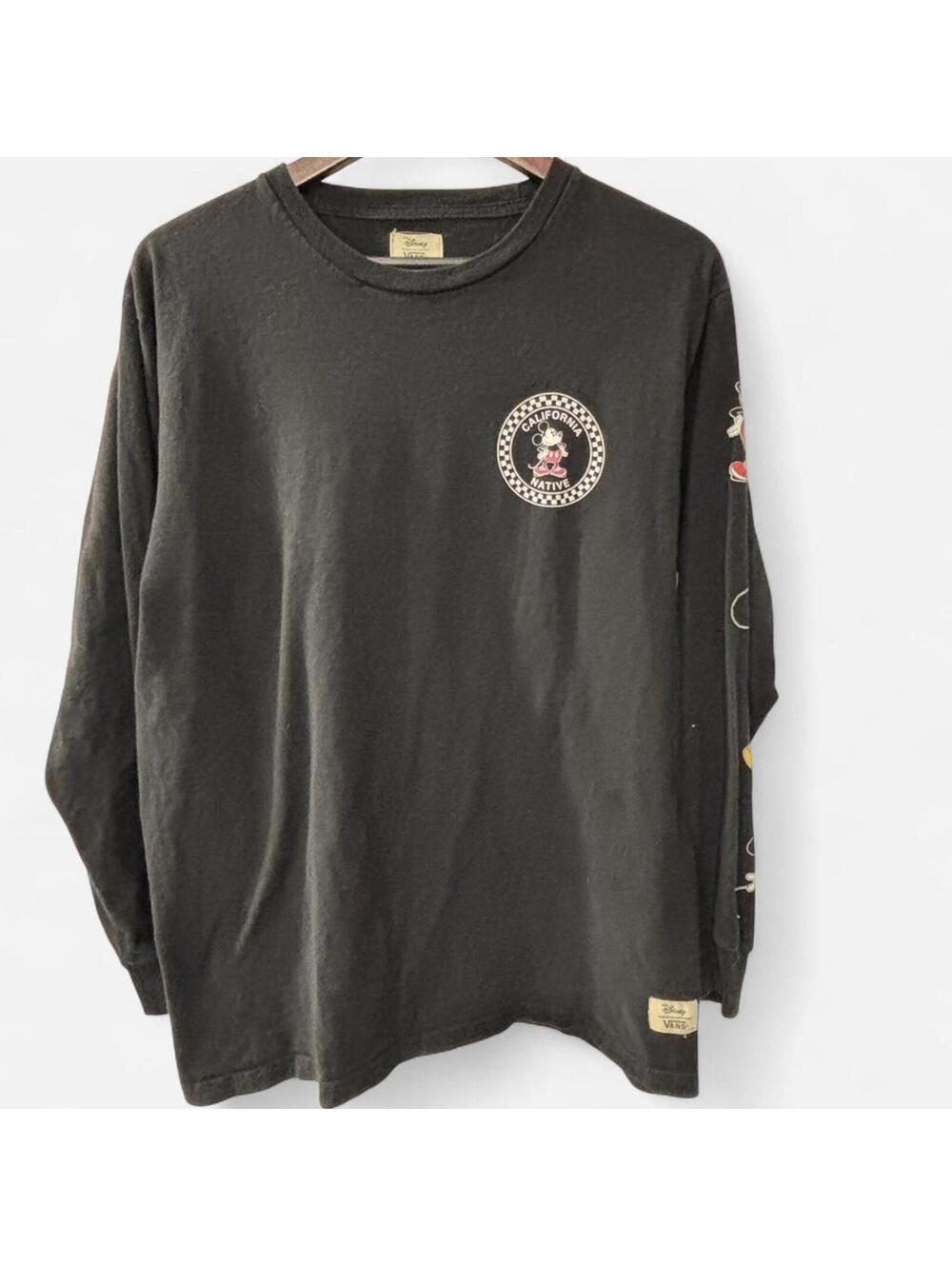Disney x Vans Mickey Mouse “California Native” Long Sleeve Tee – Black